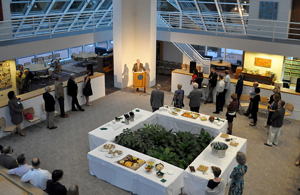 Robert D. Newman addresses the National Humanities Center