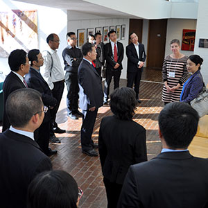 China delegates visit NHC