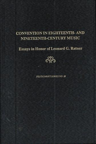 Eighteenth-Century; Music Theory; Nineteenth-Century; Leonard G. Ratner