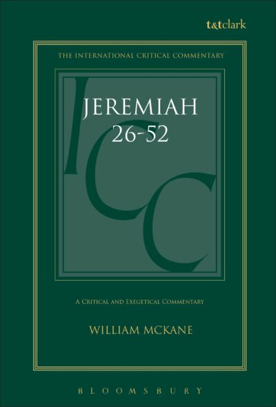 Religious Studies; Hebrew Literature; Judaism; Religious Texts; Textual Criticism; Exegesis; The Book of Jeremiah