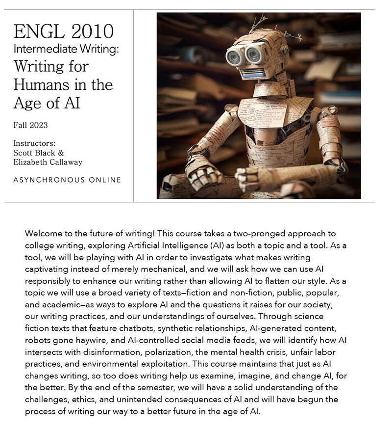 academic course poster