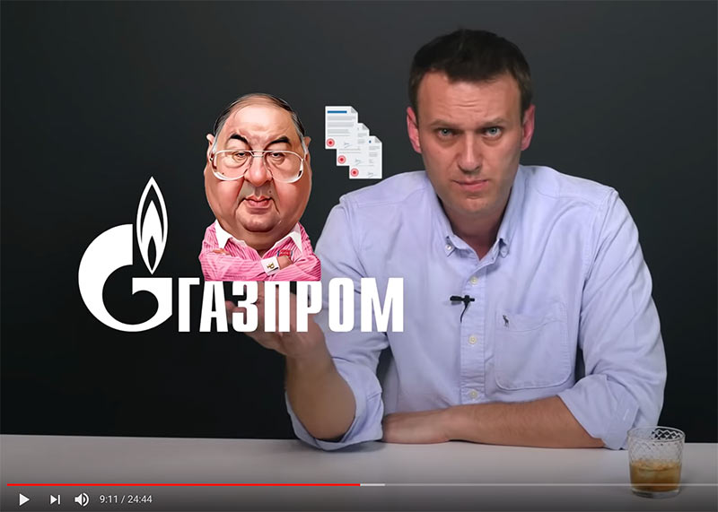 Alexey Navalny on YouTube
